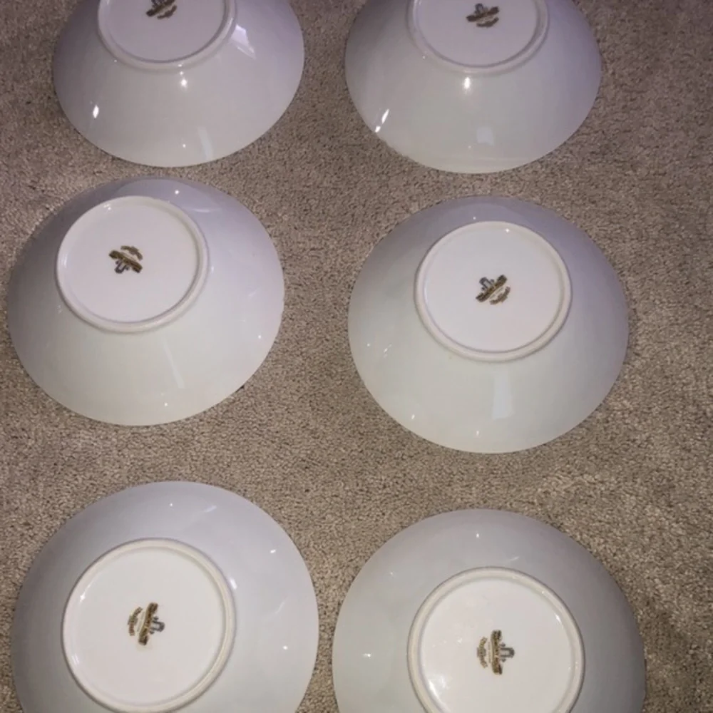 Vintage Harmony House Fine China Japan Bowl‎ Set (8) Leaf Fall Thanksgiving